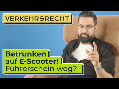 Betrunken E-Scooter fahren: Ist der Führerschein weg?