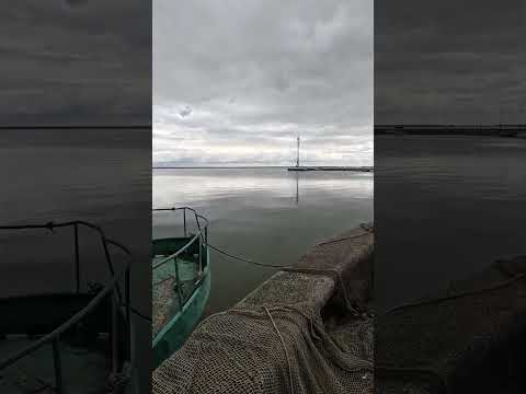The Fishermen's Port on the Laguna of Juodkrantė, Lithuania