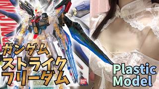 【ガンプラ】MGストライクフリーダムガンダム(ガンプラEXPO限定クリアカラーver.)を組み立てよう♪【女性VTuber実写】 gundam プラモデル ガンダム ガンダム SEED Destiny