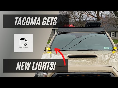 Diode dynamics ssc2 ditch lights install-3rd Gen Tacoma