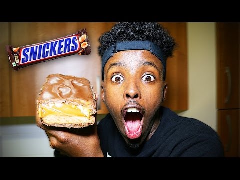 DIY GIANT SNICKERS BAR!! (WORLD'S BIGGEST CHOCOLATE BAR)