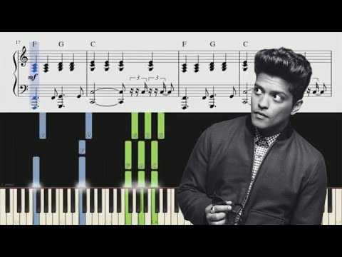 When I Was Your Man - Bruno Mars piano tutorial