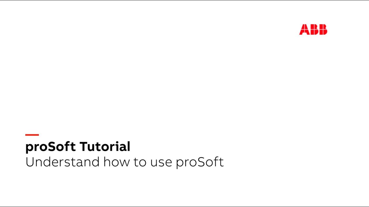 How to select the right Softstarter using ProSoft - Softstarter Selection program?