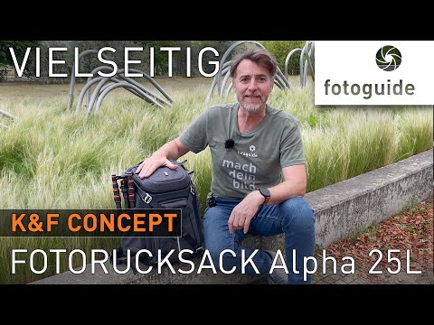 K&F Kamera Rucksack Alpha 25L · Vielseitig einsetzbar