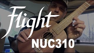 Video thumbnail for Flight NUC310 concert ukulele - review by Ukuleleplein