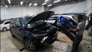2022 ACURA MDX how to take the front bumper and head lamp off the vehicle