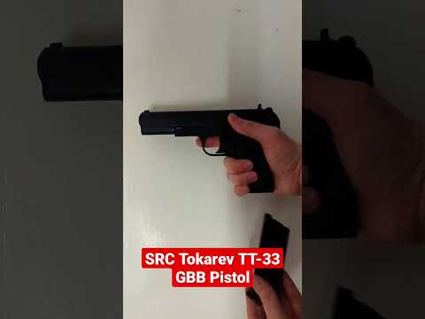 The SRC Tokarev TT-33 is a great replica complete with red hard case and Soviet era badge! #airsoft