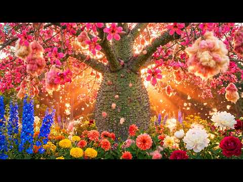 (No Ads) Peaceful Spring Music 🌿 Soul Calming and Mind Easing Therapy for Stress Relief
