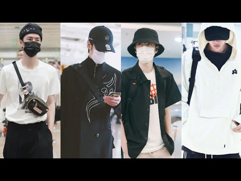 Wang Yibo Airport Fashion 💚 王一博 #wxcanola #wangyibo