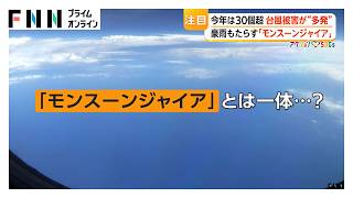 世界初撮影　豪雨もたらす“巨大な渦“　直径2500キロ「モンスーンジャイア」の正体は【特集】
