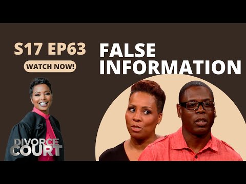 Divorce Court: Tamera vs. David - False Information