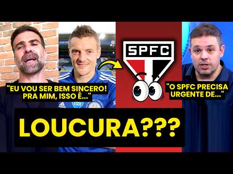 “JAMIE VARDY NO SÃO PAULO??? Cara, essa CONTRATAÇÃO…” POSSÍVEL REFORÇO PROVOCA DEBATE!