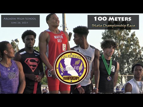 2021 TF - Cal Champs FINALS - 100 Meters (Boys, Championship)