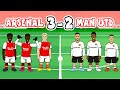 3 2 Arsenal Vs Man Utd NKETIAH IS IN THE ROOM Parody Goals Highlights 2023 Saka Rashford
