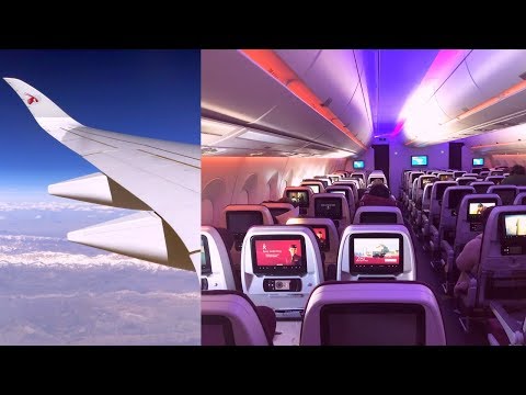 Inside Qatar Airways Airbus A350-900 Amazing Economy Class