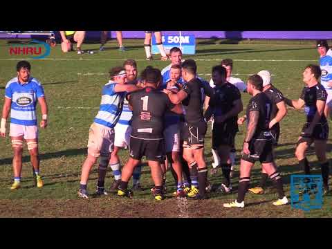 2018 NHRU Round 10 Premier 1 Highlights   Wanderers v Maitland