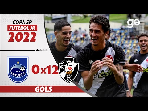 RIO CLARO 0 X 12 VASCO | GOLS | COPA SÃO PAULO DE FUTEBOL JR | ge.globo