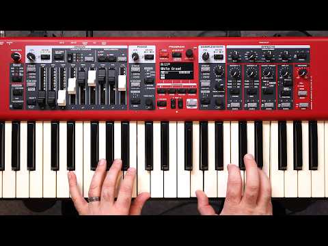 Nord Electro 6D SW61 Semi-Weighted 61-Key Digital Piano 2018 - 2022 - Red image 9