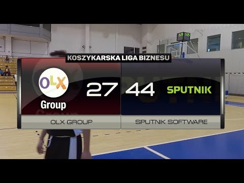 OLX Group vs Sputnik Software - XI kolejka - Poznań - Koszykarska Liga Biznesu