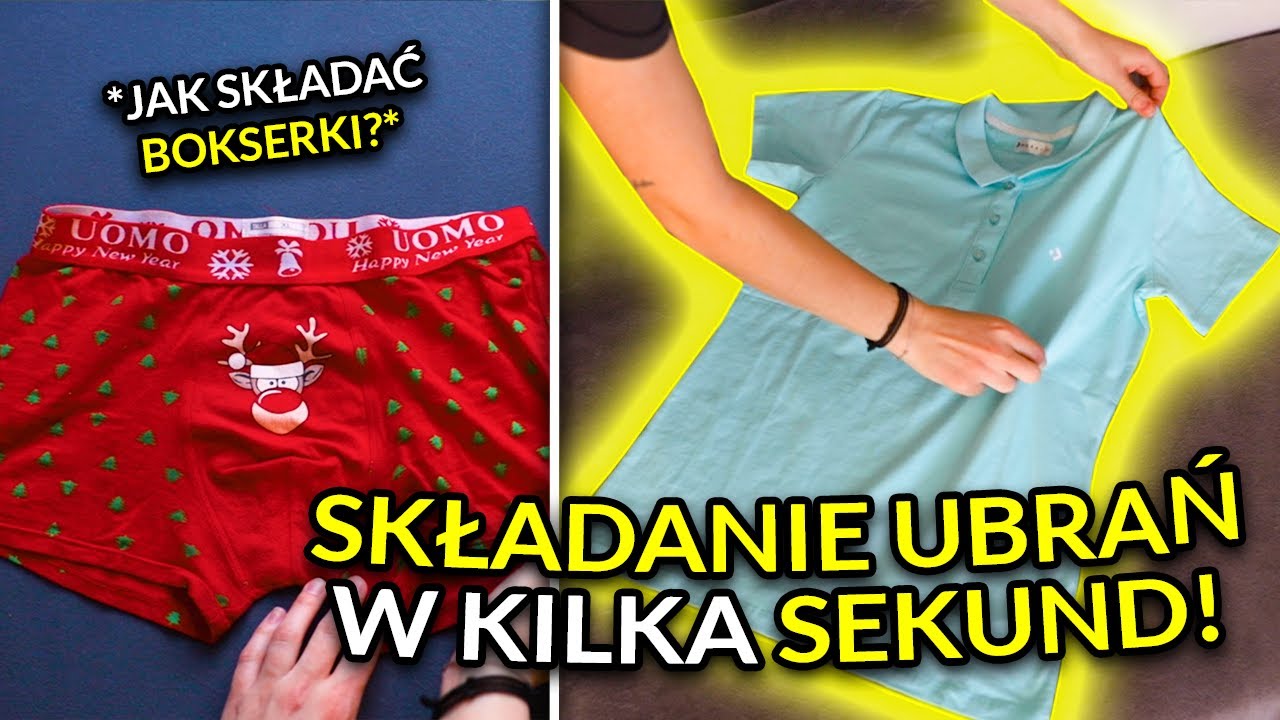 11 doskonałych sposobów na składanie ubrań!