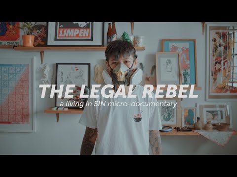 "Sticker Lady" - An Arrested Street Artist's Road To Redemption | living in SIN Ep. 2