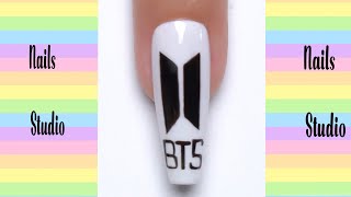 BTS nails art designs ☀️☀️ Nail Studio #18