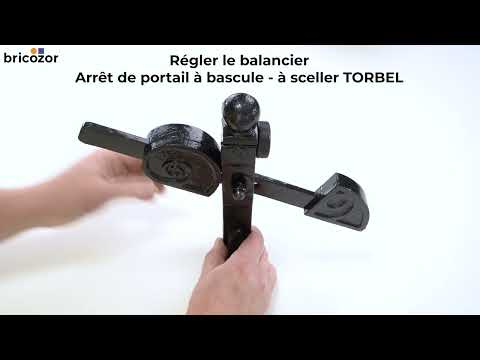 Arrêt de portail à bascule - à sceller - réglable TORBEL