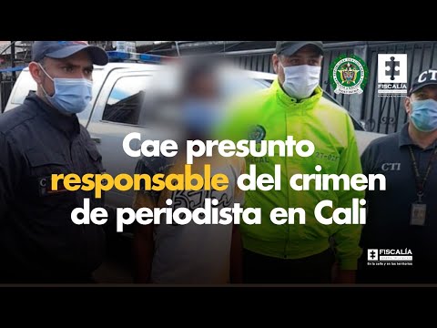 Fiscal Francisco Barbosa: Cae presunto responsable del crimen de periodista en Cali