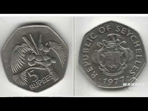 SEYCHELLES 5 RUPEES 1977 Coin VALUE