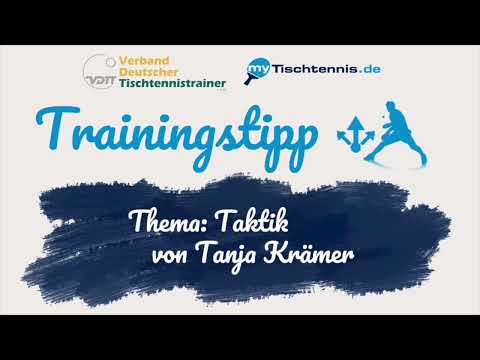 Tischtennis Taktiktipp | Grundlagen zum Aufschlag und dem nachfolgenden Ball | VDTT