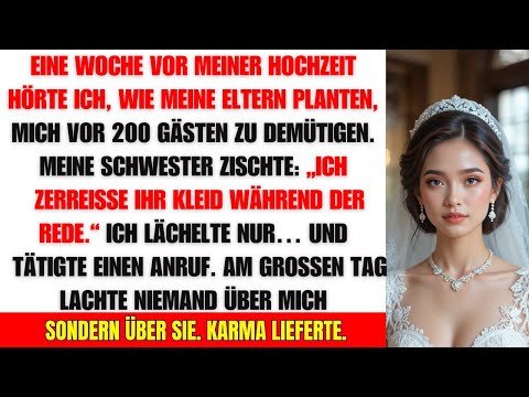 Sie planten meine Demütigung bei der Hochzeit – ich drehte den Spieß um (vor 200 Gästen!)