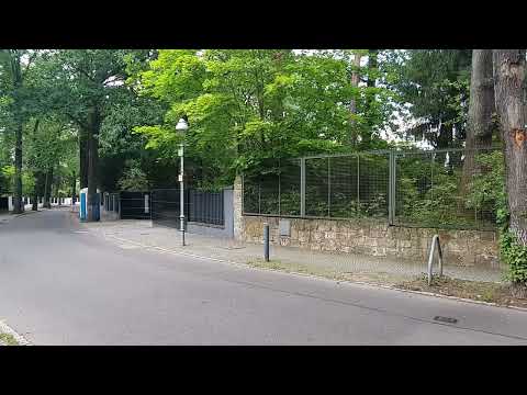 Schwannenwerder island in Berlin.  Private homes of the Goebbels family and other Nazis.