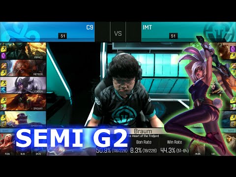 Immortals vs Cloud 9 | Game 2 Semi Finals S6 NA LCS Summer 2016 PlayOffs | IMT vs C9 G2 SF 1080p