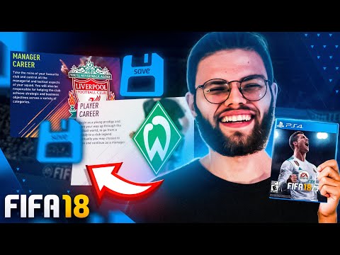 REVISITANDO MINHAS CARREIRAS DO FIFA 18! EU ERA MALUCO!