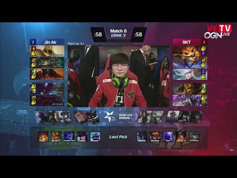 [20.01.2018] Jin Air vs SKT - LCK Mùa Xuân 2018 [Ván 3]