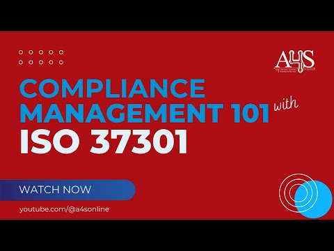 Compliance Management with ISO 37301