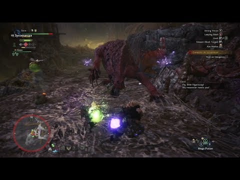 Monster Hunter World - Capturing Odogaron