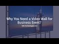 Rent an LED Video Wall for Events Across the UAE