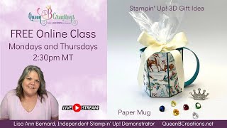 👑 Stampin' Up! Coffee Mug 3D Gift Idea