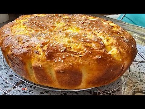 BAKINA KUHINJA👵- Nisam skoro jela ovako dobru POGAČU IZMEŠAJ  SIPAJ PECI  PENA JOJ NIJE RAVNA👌