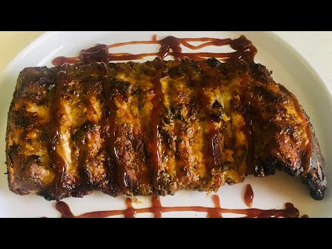 Marinated Pork Rib Fried Using Air Fryer