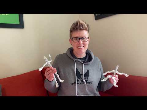 Giacometti Foil Sculpture