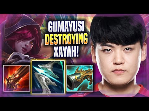 GUMAYUSI IS A MONSTER XAYAH! - T1 Gumayusi Plays Xayah ADC vs Samira! | Season 2022