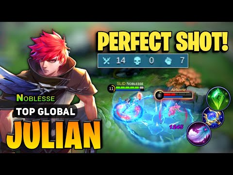 Core Julian Perfect Gameplay [ Top Global Julian Best Build ] By Nᴏʙʟᴇꜱꜱᴇ - Mobile Legends