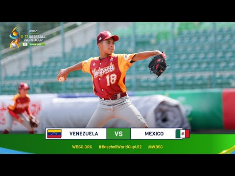 HIGHLIGHTS - Venezuela vs. Mexico – WBSC U-12 Baseball World Cup