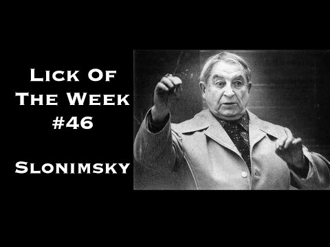 Lick of the Week #46 (Slonimsky Half Whole Diminished Pattern)