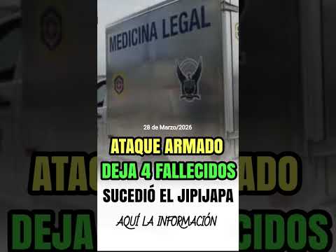 ATAQUE ARMADO DEJA 4 FALLECIDOS EN JIPIJAPA #noticiasecuador #news #noticias #ecuador2026 #jipijapa