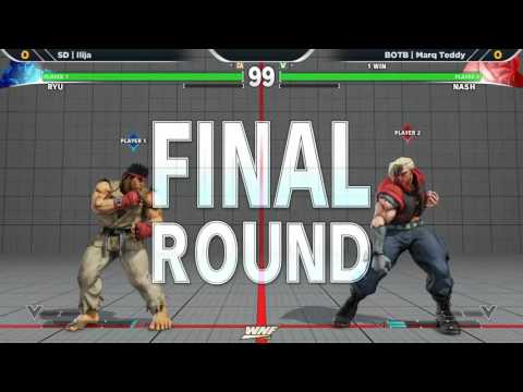 WNF Wednesday Night Fights 1.4 SFV - SD | Ilija (Ryu) vs BOTB | Marq Teddy (Nash)
