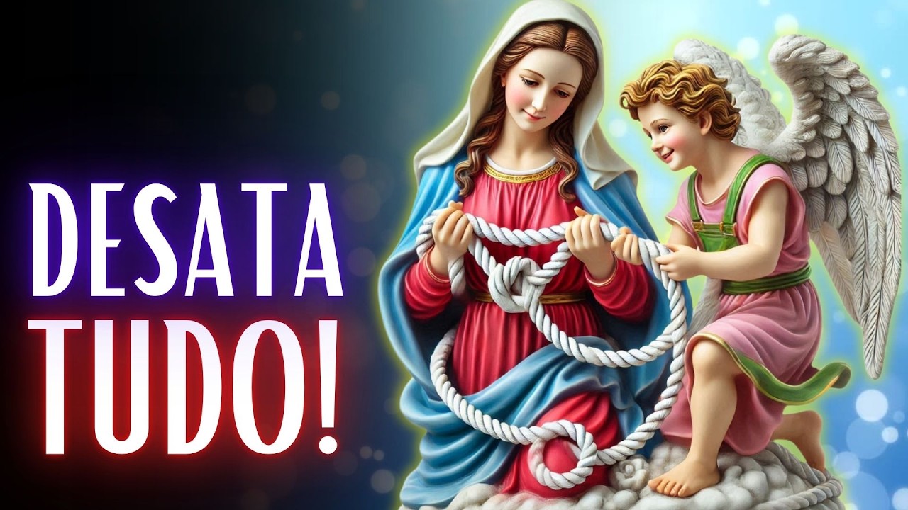 🔥 Poderosa Oração a Nossa Senhora Desatadora dos Nós e ao Anjo da Guarda 🙏💫