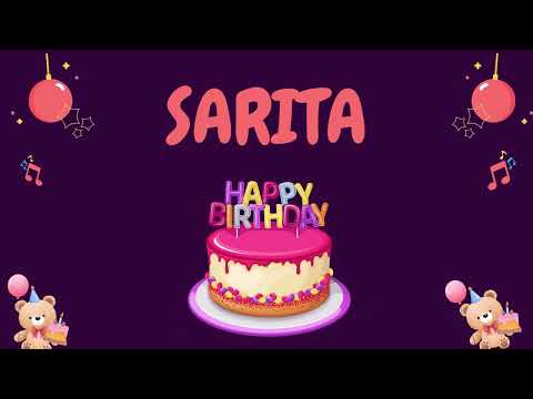Happy Birthday Sarita 🎂 - Special Birthday song for Sarita (4K)